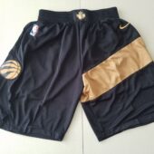 NBA Toronto Raptors City Edition Swingman Black/Gold Basketball Team Shorts - Limited Shorts | NBA Shorts