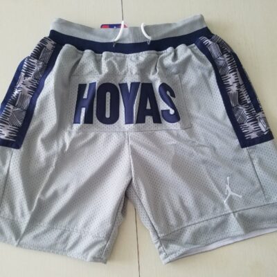 NBA Georgetown Hoyas Navy Dri-FIT Swingman White Basketball Team Shorts - Limited Shorts | NBA Shorts NBA Georgetown Hoyas Navy Dri-FIT Swingman White Basketball Team Shorts - Limited Shorts | NBA Shorts