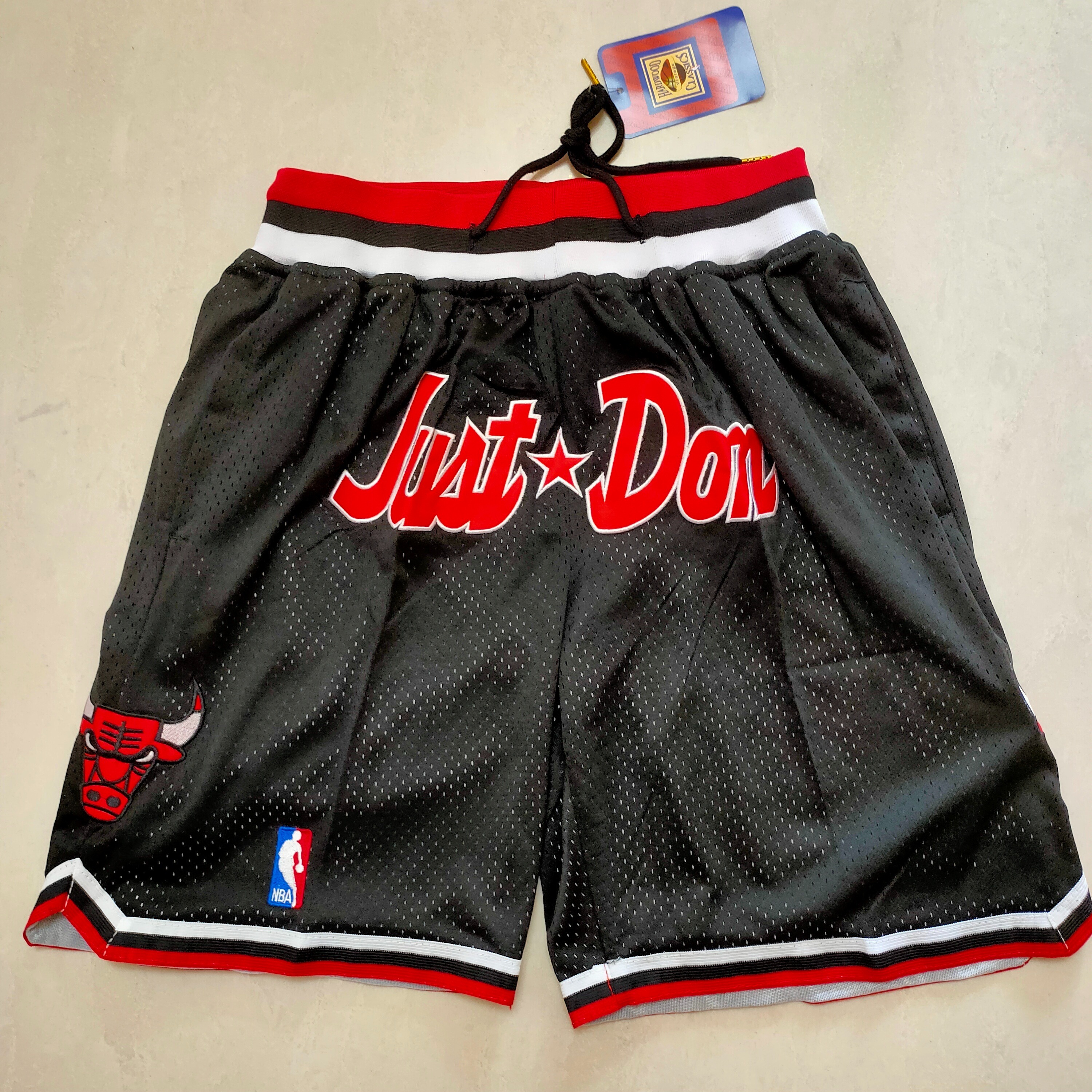 NBA Just Don Chicago Bulls 97-98 Red Basketball Team Shorts - Limited Shorts | NBA Shorts NBA Just Don Chicago Bulls 97-98 Red Basketball Team Shorts - Limited Shorts | NBA Shorts