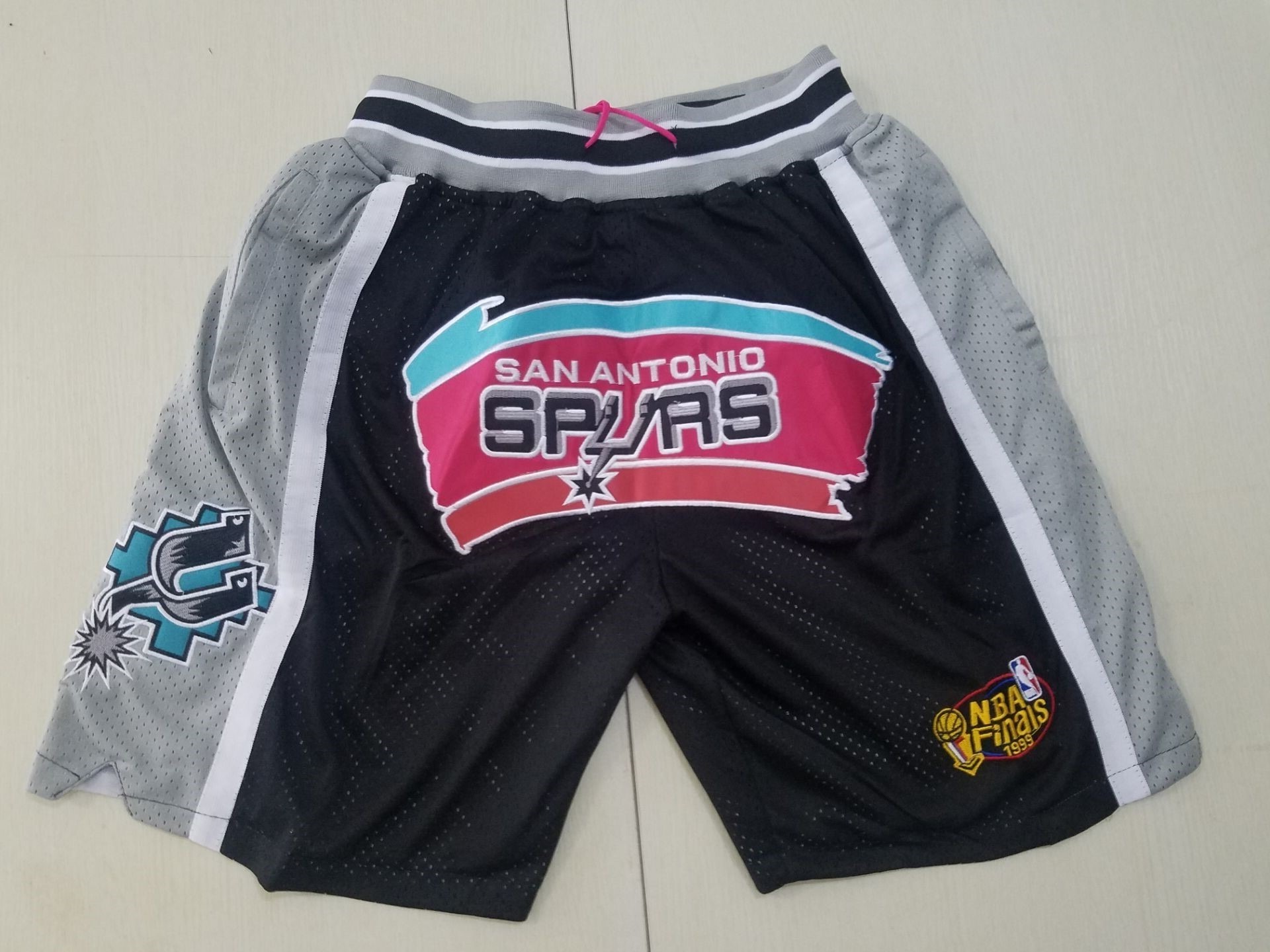 NBA Mitchell & Ness Hardwood Classics 1999 NBA Finals Just Don San Antonio Spurs Basketball Shorts - Limited Shorts | NBA Shorts NBA Mitchell & Ness Hardwood Classics 1999 NBA Finals Just Don San Antonio Spurs Basketball Shorts - Limited Shorts | NBA Shorts