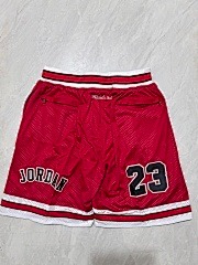 Chicago Bulls Michael Jordan Hardwood Classics 1997-98 Basketball Red Shorts - Limited Shorts | NBA Shorts