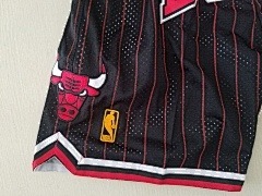 Just Don Chicago Bulls '97-98 Black Shorts Striped Basketball Team Shorts - Limited Shorts | NBA Shorts Just Don Chicago Bulls '97-98 Black Shorts Striped Basketball Team Shorts - Limited Shorts | NBA Shorts