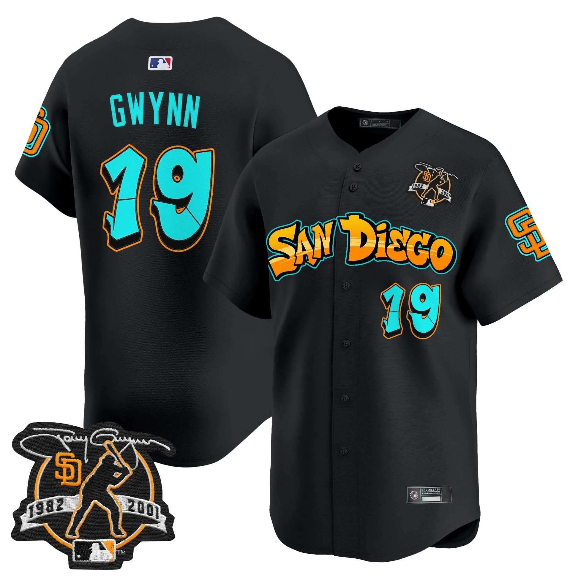 San Diego Padres 'Graffiti Barrio Edition' Vapor Premier Limited Jersey - All Stitched - Limited Jersey | MLB Jersey San Diego Padres 'Graffiti Barrio Edition' Vapor Premier Limited Jersey - All Stitched - Limited Jersey | MLB Jersey
