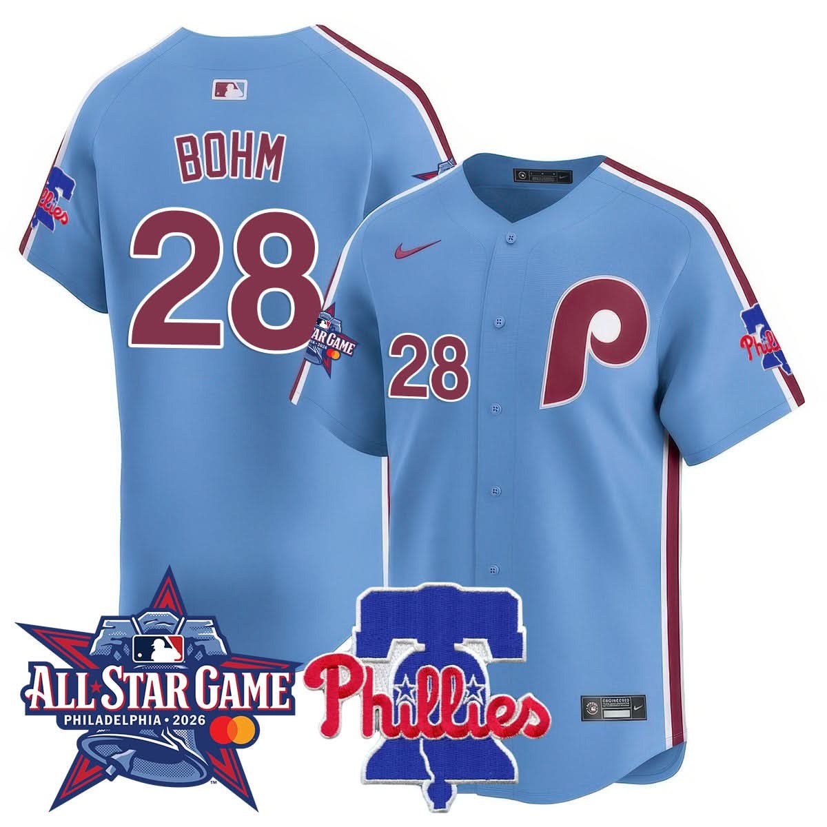 Philadelphia Phillies 2026 MLB All-Star Jersey - All Stitched - Limited Jersey | MLB Jersey Philadelphia Phillies 2026 MLB All-Star Jersey - All Stitched - Limited Jersey | MLB Jersey