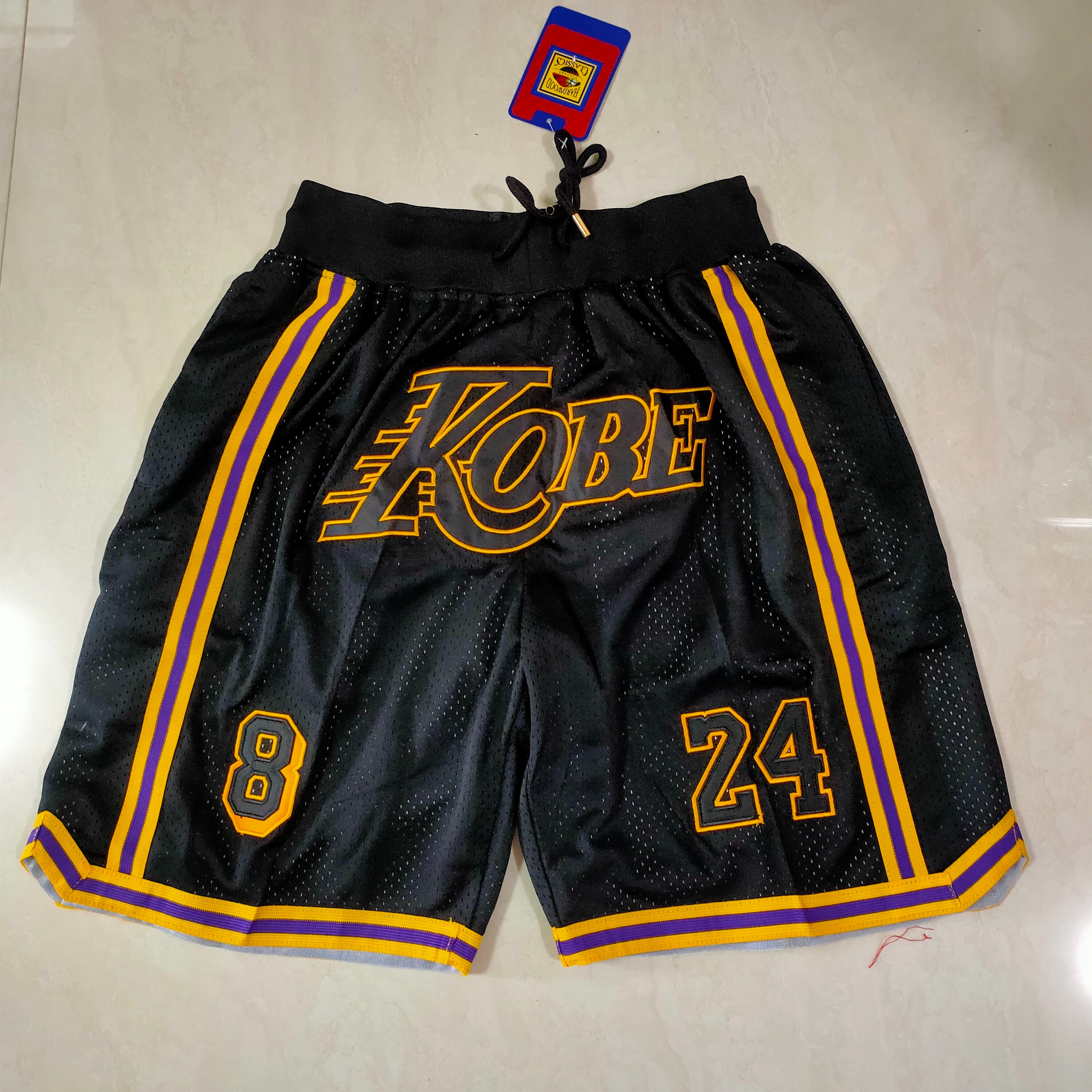 NBA  8 24 Legend Retro Kobe Black Basketball Shorts - Limited Shorts | NBA Shorts NBA  8 24 Legend Retro Kobe Black Basketball Shorts - Limited Shorts | NBA Shorts