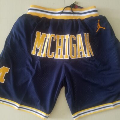 NBA Just Don Michigan Wolverine Navy Basketball Team Shorts - Limited Shorts | NBA Shorts NBA Just Don Michigan Wolverine Navy Basketball Team Shorts - Limited Shorts | NBA Shorts