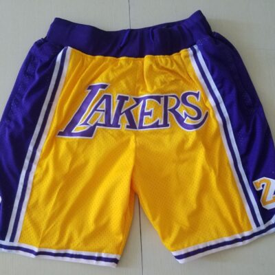NBA Just Don x Mitchell & Ness NBA Los Angeles Lakers Basketball Team Shorts - Limited Shorts | NBA Shorts