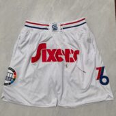 NBA Shorts NBA Philadelphia 76ers White - Limited Shorts | NBA Shorts