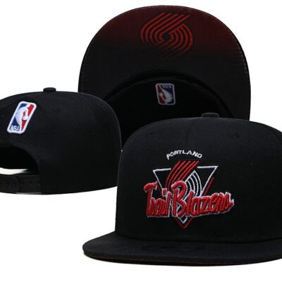 Mitchell & Ness Red/Black Portland Trail Blazers Hardwood Classics Team Snapback Hat - Limited Hat | NBA HAT