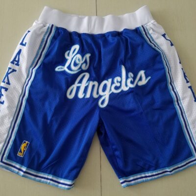 Authentic Mitchell & Ness Just Don Los Angeles Lakers Blue Shorts - Limited Shorts | NBA Shorts