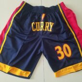 NBA Golden State Warriors Steph Curry throwback championship shorts - Limited Shorts | NBA Shorts