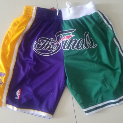 NBA Mitchell & Ness Just Don NBA Finals 2008 Lakers & Celtics Basketball Team Shorts - Limited Shorts | NBA Shorts