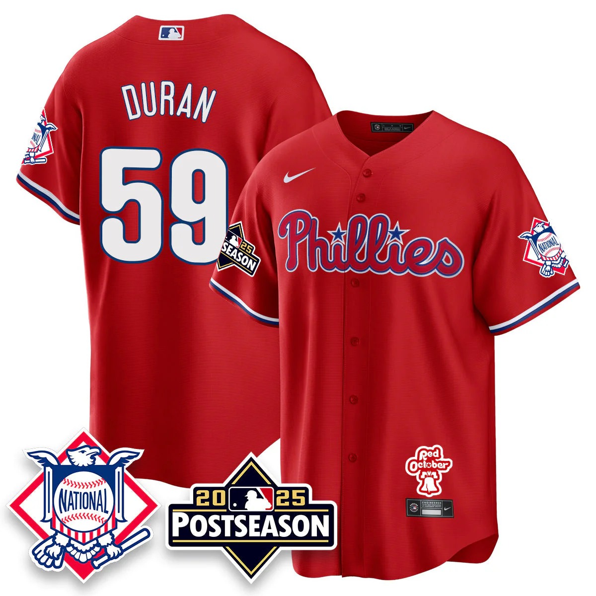 Philadelphia Phillies 2025 Postseason Jersey - All Stitched - Limited Jersey | MLB Jersey Philadelphia Phillies 2025 Postseason Jersey - All Stitched - Limited Jersey | MLB Jersey
