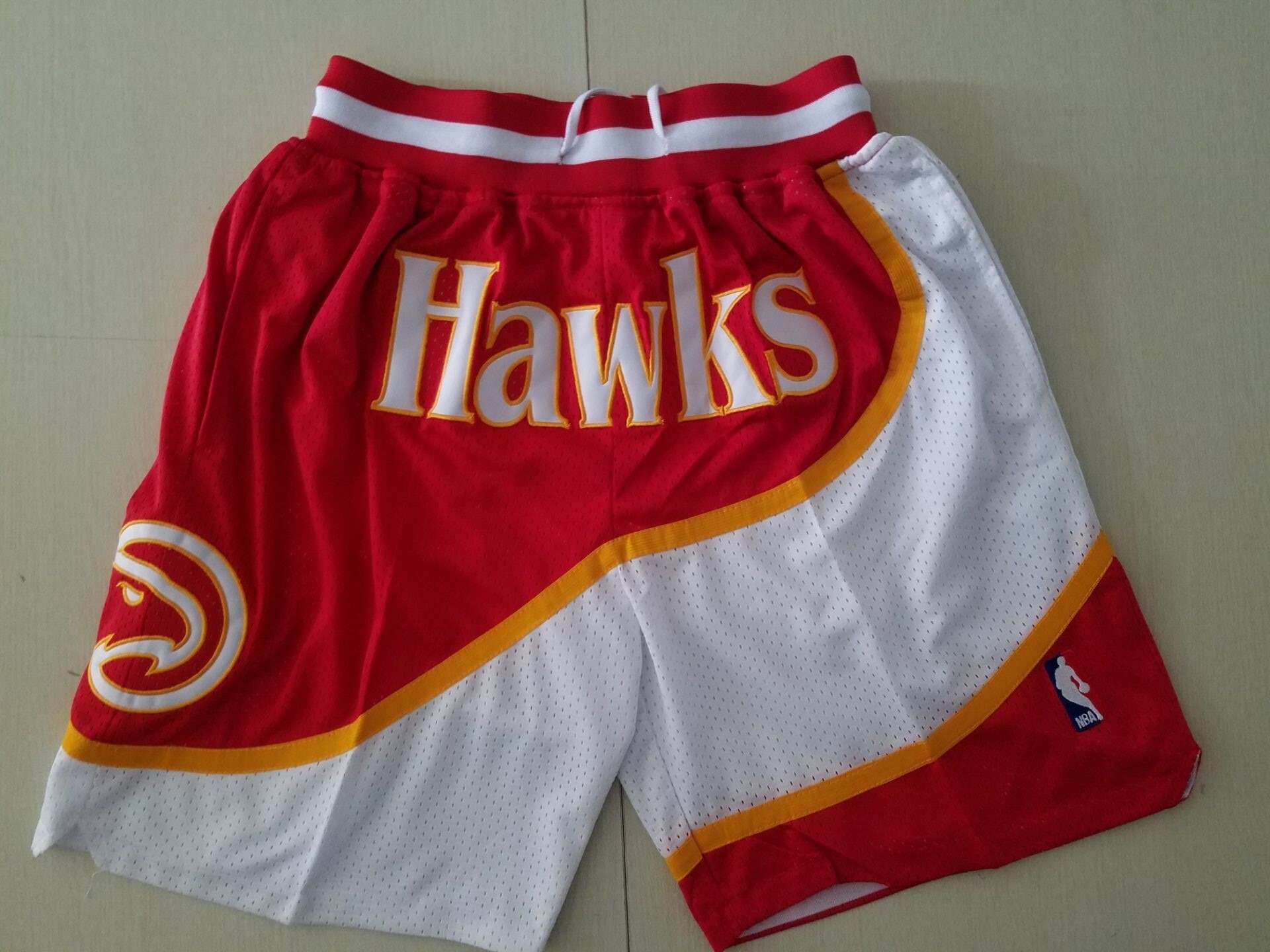 Just Don Basketball Shorts ATLANTA HAWKS White/RED - Limited Shorts | NBA Shorts Just Don Basketball Shorts ATLANTA HAWKS White/RED - Limited Shorts | NBA Shorts