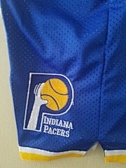 NBA Just Don x Mitchell & Ness NBA Indiana Pacers Basketball Team Shorts - Limited Shorts | NBA Shorts NBA Just Don x Mitchell & Ness NBA Indiana Pacers Basketball Team Shorts - Limited Shorts | NBA Shorts