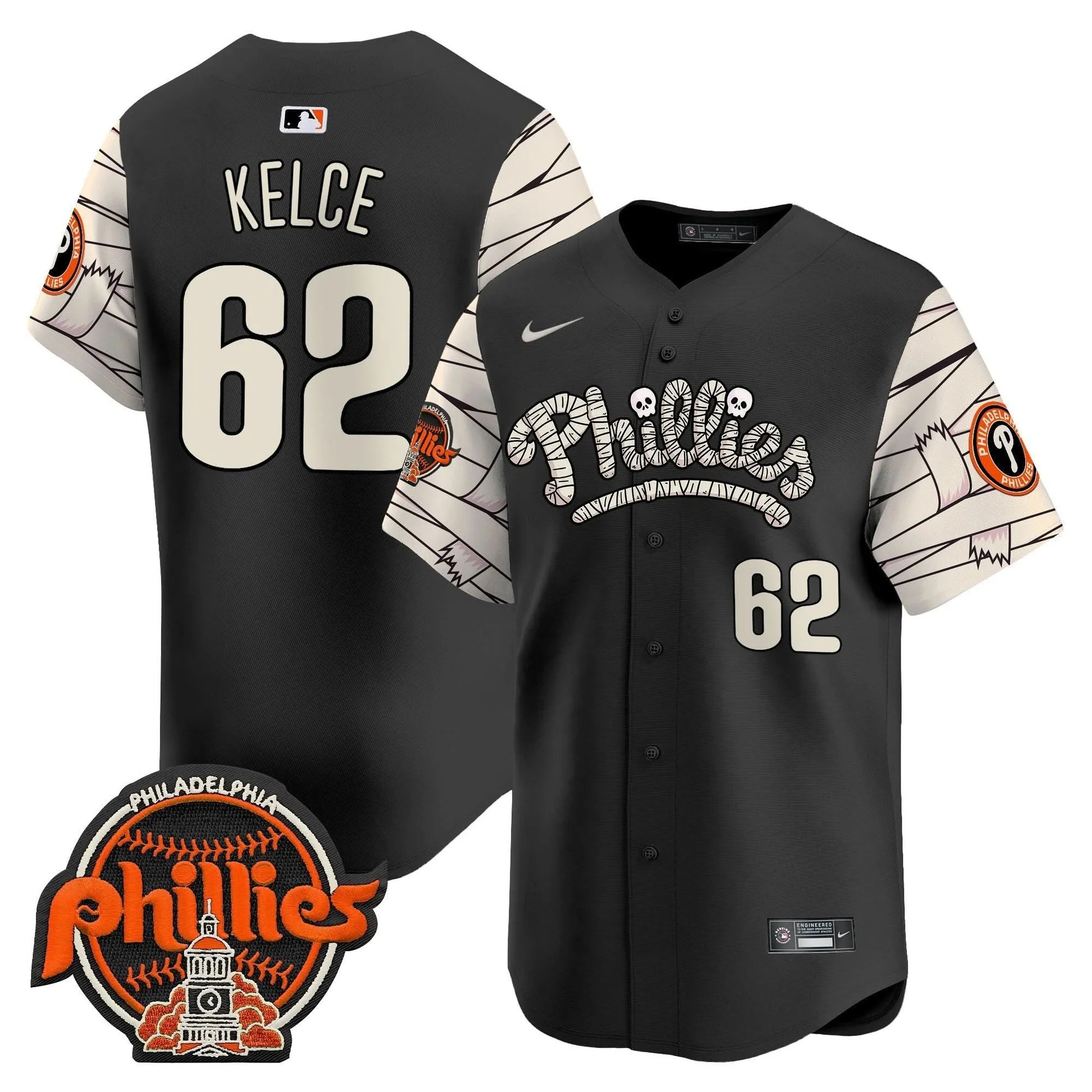 Phillies Halloween Vapor Premier Limited Jersey V2 - All Stitched - Limited Jersey | MLB Jersey Phillies Halloween Vapor Premier Limited Jersey V2 - All Stitched - Limited Jersey | MLB Jersey