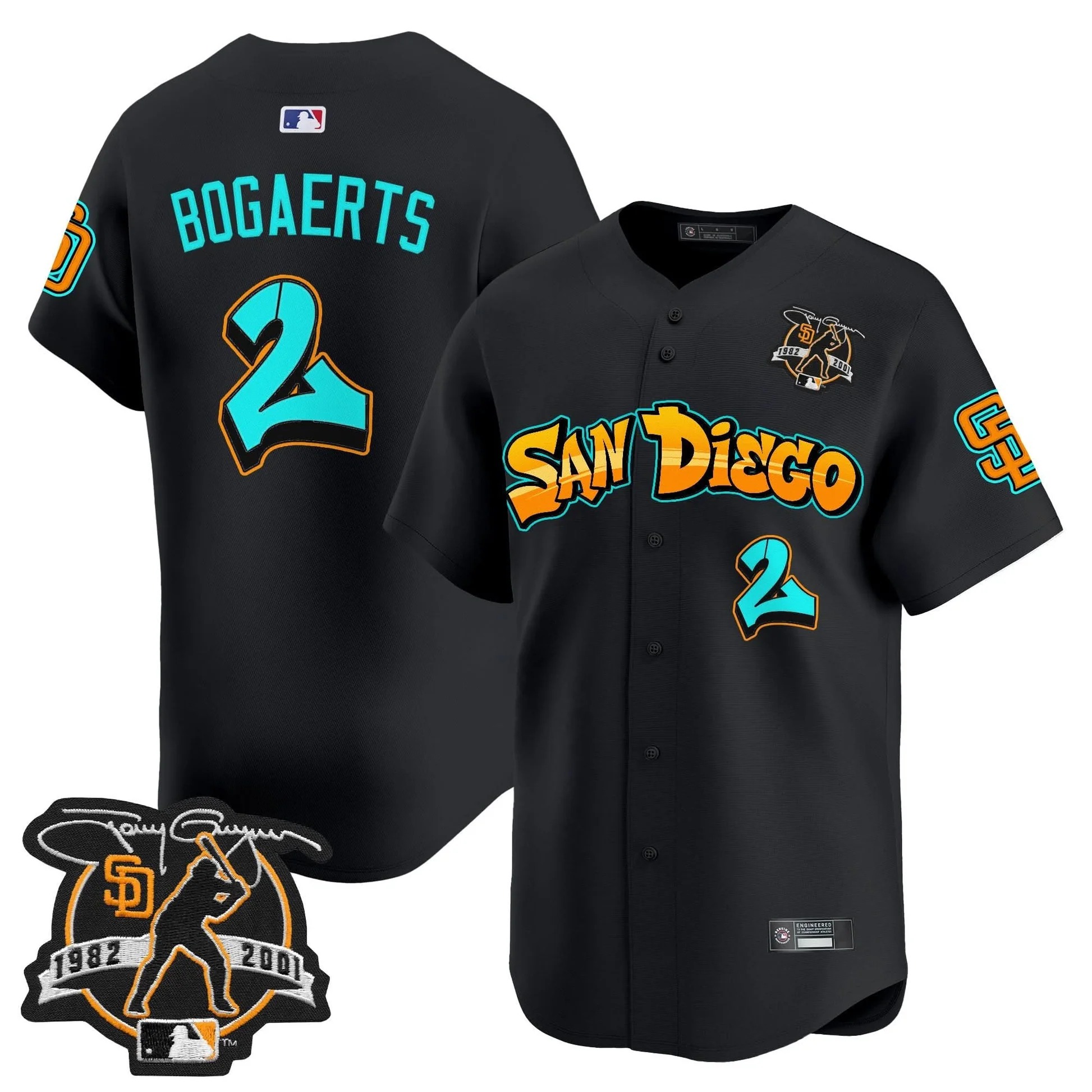 San Diego Padres 'Graffiti Barrio Edition' Vapor Premier Limited Jersey - All Stitched - Limited Jersey | MLB Jersey San Diego Padres 'Graffiti Barrio Edition' Vapor Premier Limited Jersey - All Stitched - Limited Jersey | MLB Jersey