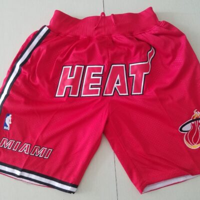 NBA Just Don x Mitchell & Ness Miami Heat Swingman Basketball Team Shorts - Limited Shorts | NBA Shorts