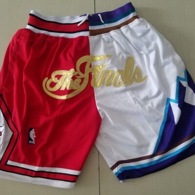 NBA Just Don 1997 NBA Finals Shorts Chicago Bulls Utah Jazz Basketball Team Shorts - Limited Shorts | NBA Shorts