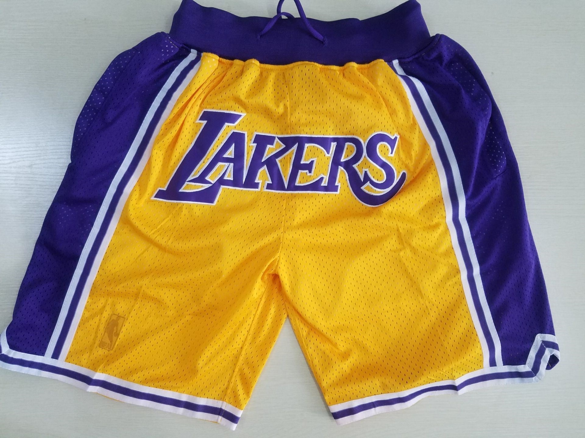 NBA Just Don x Mitchell & Ness Los Angeles Lakers Basketball Team Shorts - Limited Shorts | NBA Shorts NBA Just Don x Mitchell & Ness Los Angeles Lakers Basketball Team Shorts - Limited Shorts | NBA Shorts