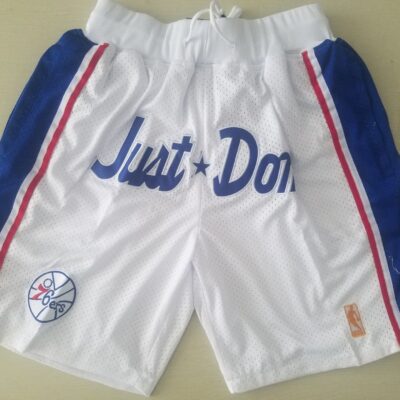 NBA Mitchell & Ness Hardwood Classics Just Don Philadelphia 76ers Basketball Team Shorts - Limited Shorts | NBA Shorts