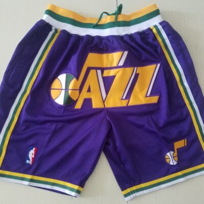 Just Don NBA Utah Jazz 1993-94 City Edition Basketball Team Shorts - Limited Shorts | NBA Shorts