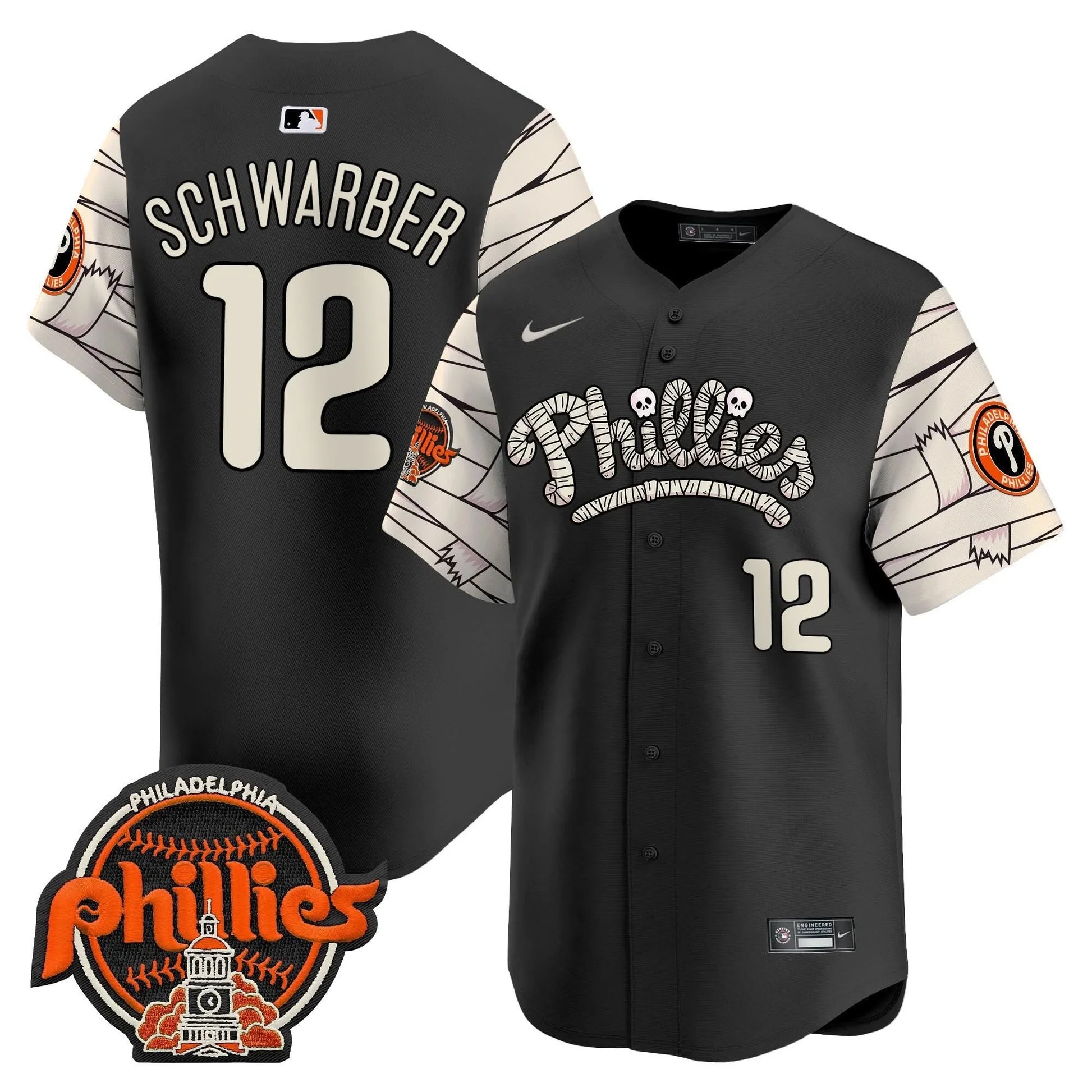 Phillies Halloween Vapor Premier Limited Jersey V2 - All Stitched - Limited Jersey | MLB Jersey Phillies Halloween Vapor Premier Limited Jersey V2 - All Stitched - Limited Jersey | MLB Jersey