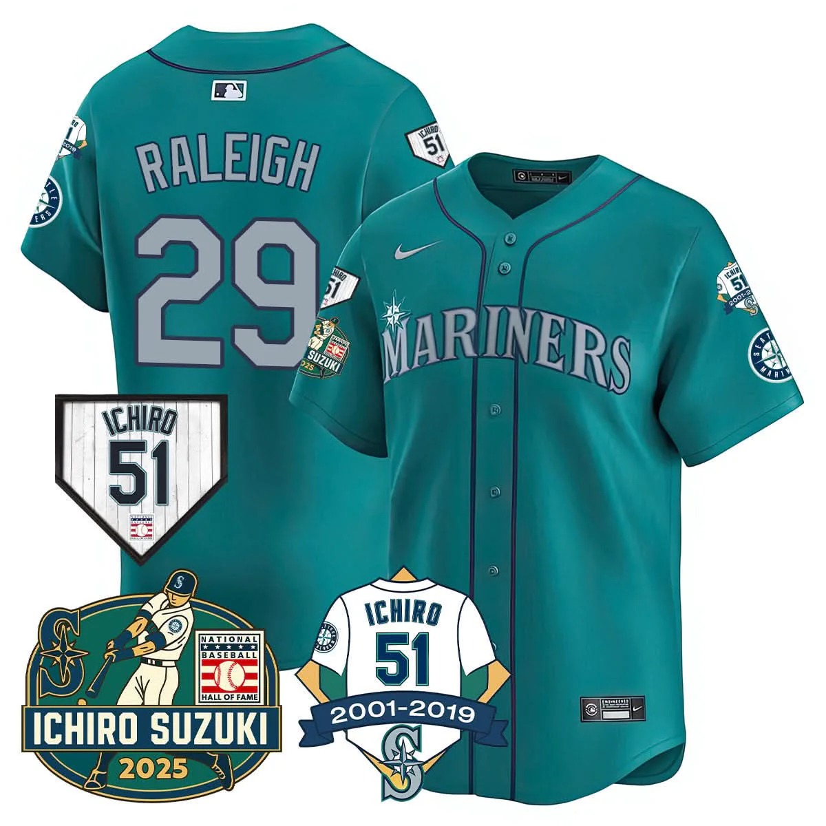 Seattle Mariners Ichiro Number Retirement Jersey - All Stitched - Limited Jersey | MLB Jersey Seattle Mariners Ichiro Number Retirement Jersey - All Stitched - Limited Jersey | MLB Jersey