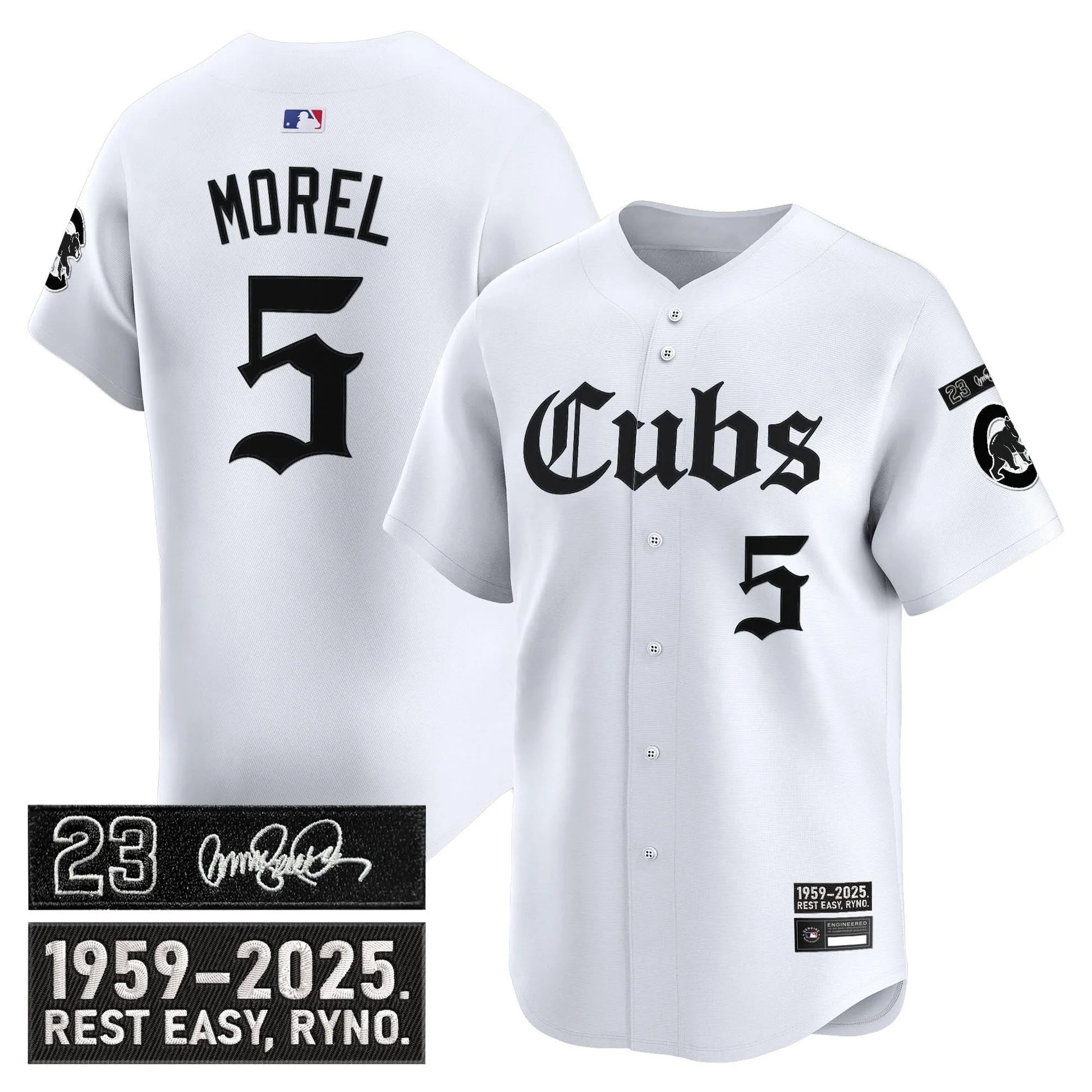 Chicago Cubs 'Ryne Sandberg Tribute' Vapor Premier Limited Jersey - Gothic Edition - All Stitched - Limited Jersey | MLB Jersey Chicago Cubs 'Ryne Sandberg Tribute' Vapor Premier Limited Jersey - Gothic Edition - All Stitched - Limited Jersey | MLB Jersey