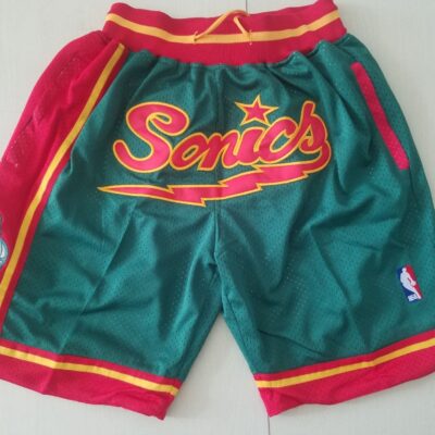 NBA Seattle SuperSonics Green M&N x Just Don 1996-97 Fashion Shorts Basketball Team Shorts - Limited Shorts | NBA Shorts