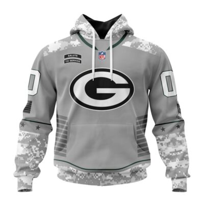 Green Bay Packers  | Light Weight Specialized Design Camo Salute Hoodie - Limited Hoodie | NFL Hoodie Green Bay Packers  | Light Weight Specialized Design Camo Salute Hoodie - Limited Hoodie | NFL Hoodie