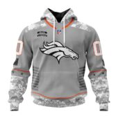 Denver Broncos | Specialized Design Camo Salute Hoodie - Limited Hoodie | NFL Hoodie