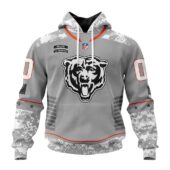 Chicago Bears | Specialized Design Camo Salute Hoodie - Limited Hoodie | NFL Hoodie