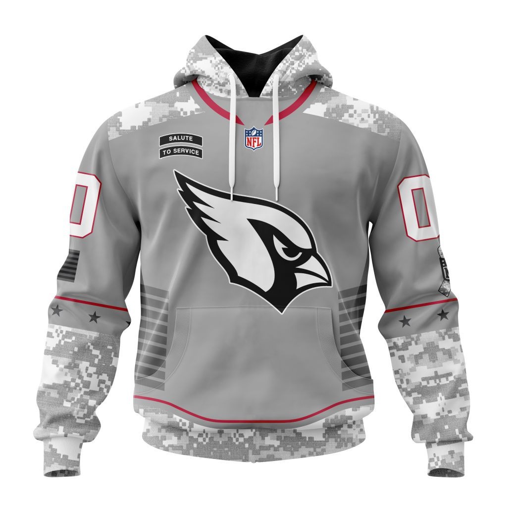 Arizona Cardinals | Specialized Design Camo Salute Hoodie - Limited Hoodie | NFL Hoodie Arizona Cardinals | Specialized Design Camo Salute Hoodie - Limited Hoodie | NFL Hoodie