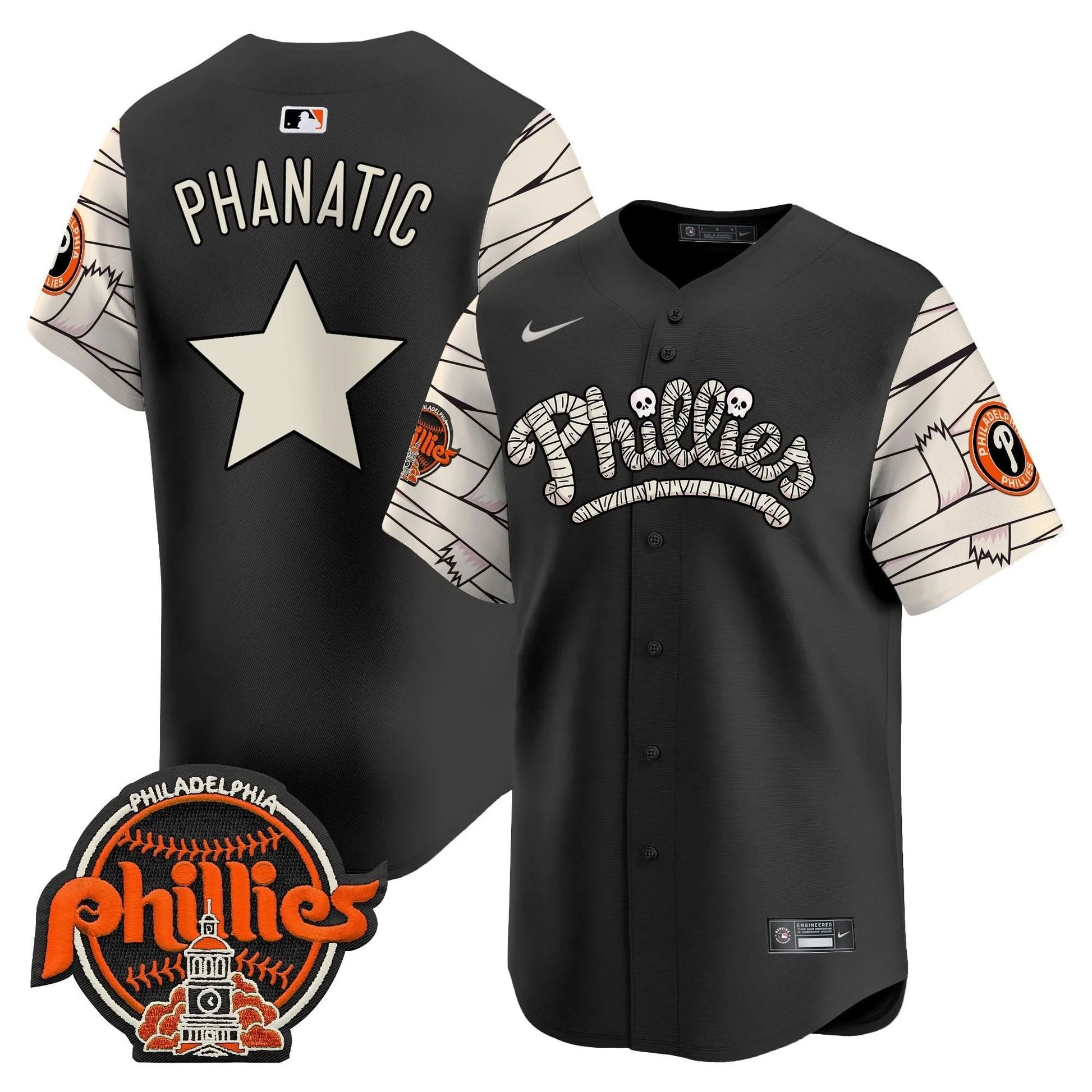 Phillies Halloween Vapor Premier Limited Jersey V2 - All Stitched - Limited Jersey | MLB Jersey Phillies Halloween Vapor Premier Limited Jersey V2 - All Stitched - Limited Jersey | MLB Jersey
