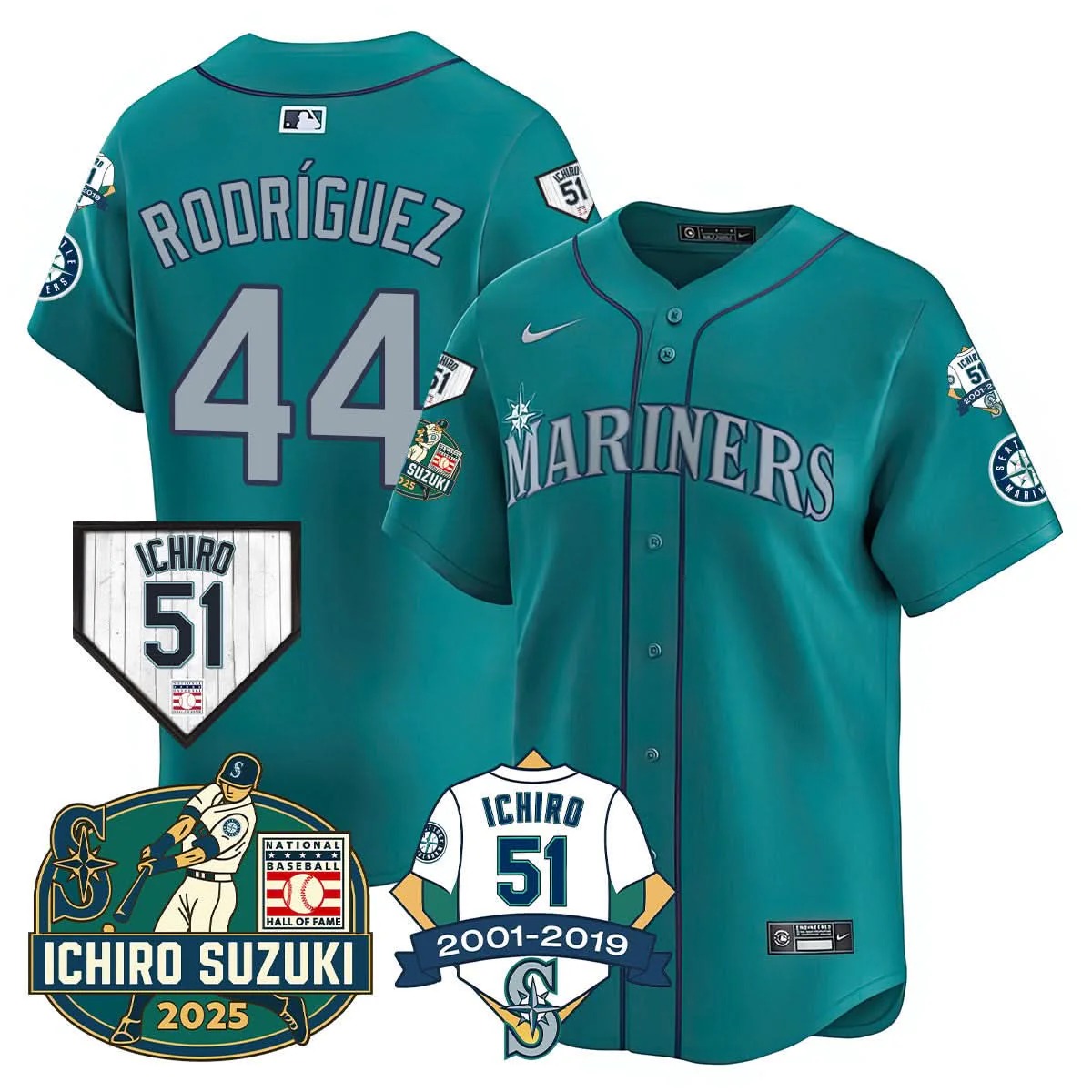 Seattle Mariners Ichiro Number Retirement Jersey - All Stitched - Limited Jersey | MLB Jersey Seattle Mariners Ichiro Number Retirement Jersey - All Stitched - Limited Jersey | MLB Jersey