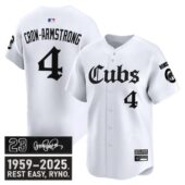 Chicago Cubs 'Ryne Sandberg Tribute' Vapor Premier Limited Jersey - Gothic Edition - All Stitched - Limited Jersey | MLB Jersey