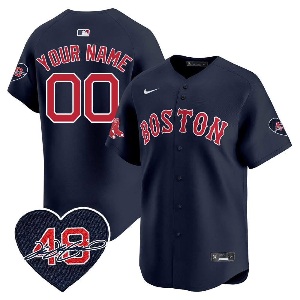 Red Sox Custom Jersey - Memorial Patch – All Stitched - Limited Jersey | MLB Jersey Red Sox Custom Jersey - Memorial Patch – All Stitched - Limited Jersey | MLB Jersey