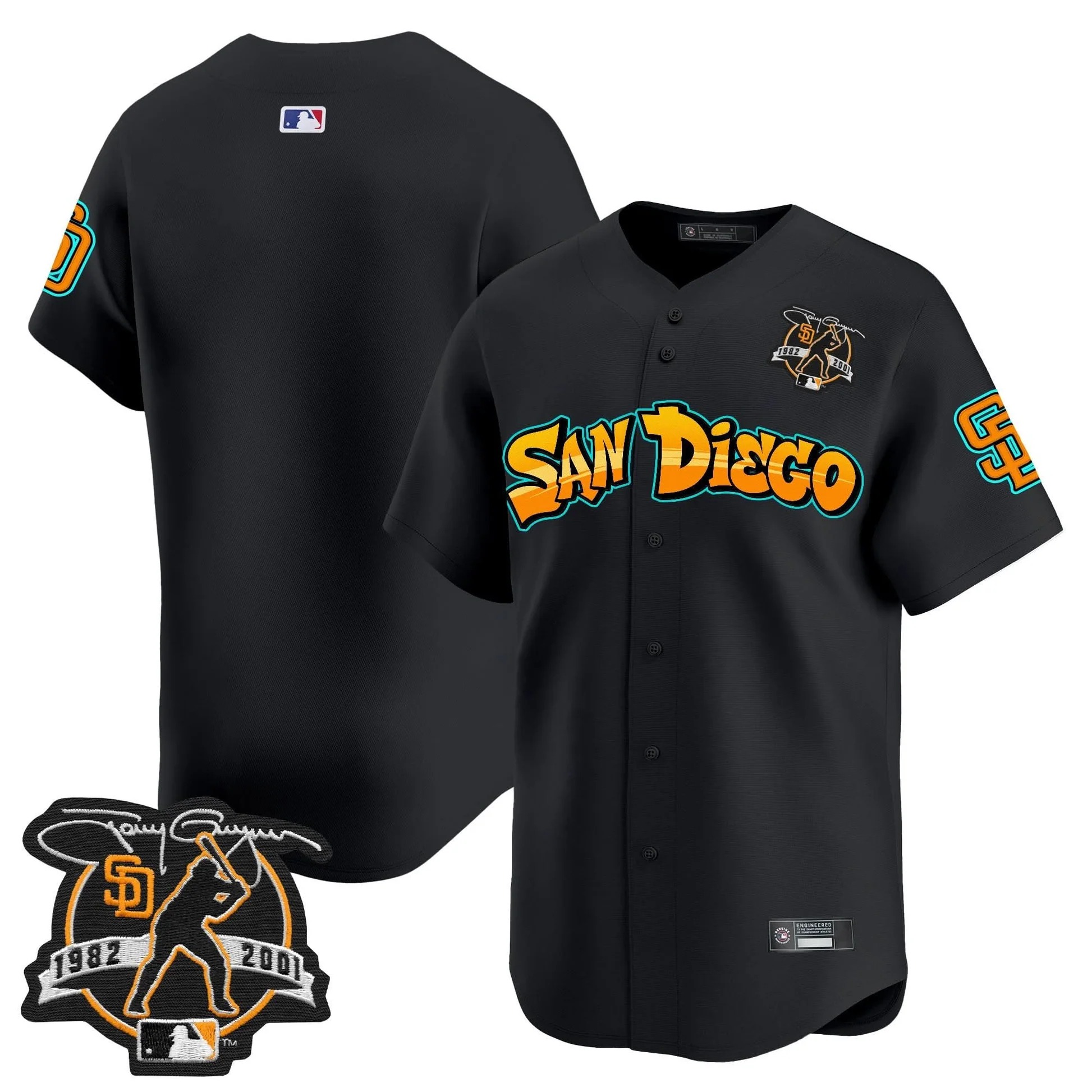 San Diego Padres 'Graffiti Barrio Edition' Vapor Premier Limited Jersey - All Stitched - Limited Jersey | MLB Jersey San Diego Padres 'Graffiti Barrio Edition' Vapor Premier Limited Jersey - All Stitched - Limited Jersey | MLB Jersey