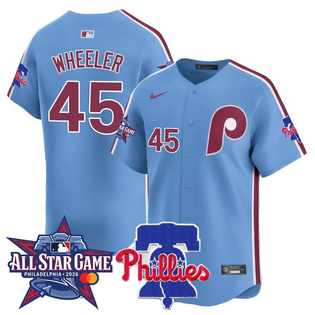Philadelphia Phillies 2026 MLB All-Star Jersey - All Stitched - Limited Jersey | MLB Jersey Philadelphia Phillies 2026 MLB All-Star Jersey - All Stitched - Limited Jersey | MLB Jersey