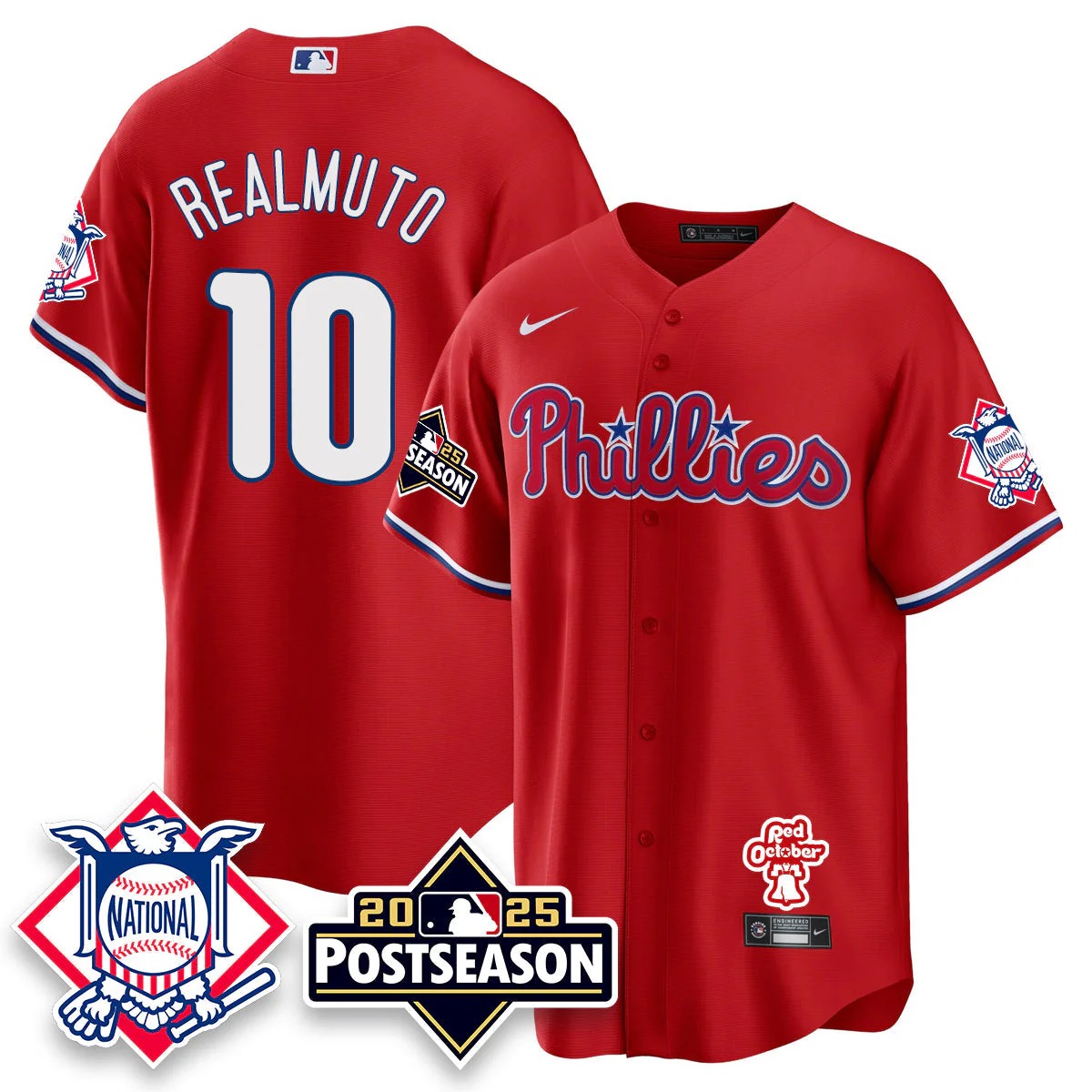 Philadelphia Phillies 2025 Postseason Jersey - All Stitched - Limited Jersey | MLB Jersey Philadelphia Phillies 2025 Postseason Jersey - All Stitched - Limited Jersey | MLB Jersey