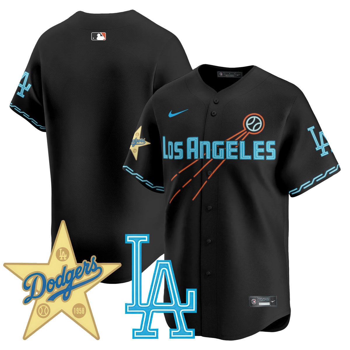 Los Angeles Dodgers City Connect Concept Jersey - All Stitched - Limited Jersey | MLB Jersey Los Angeles Dodgers City Connect Concept Jersey - All Stitched - Limited Jersey | MLB Jersey