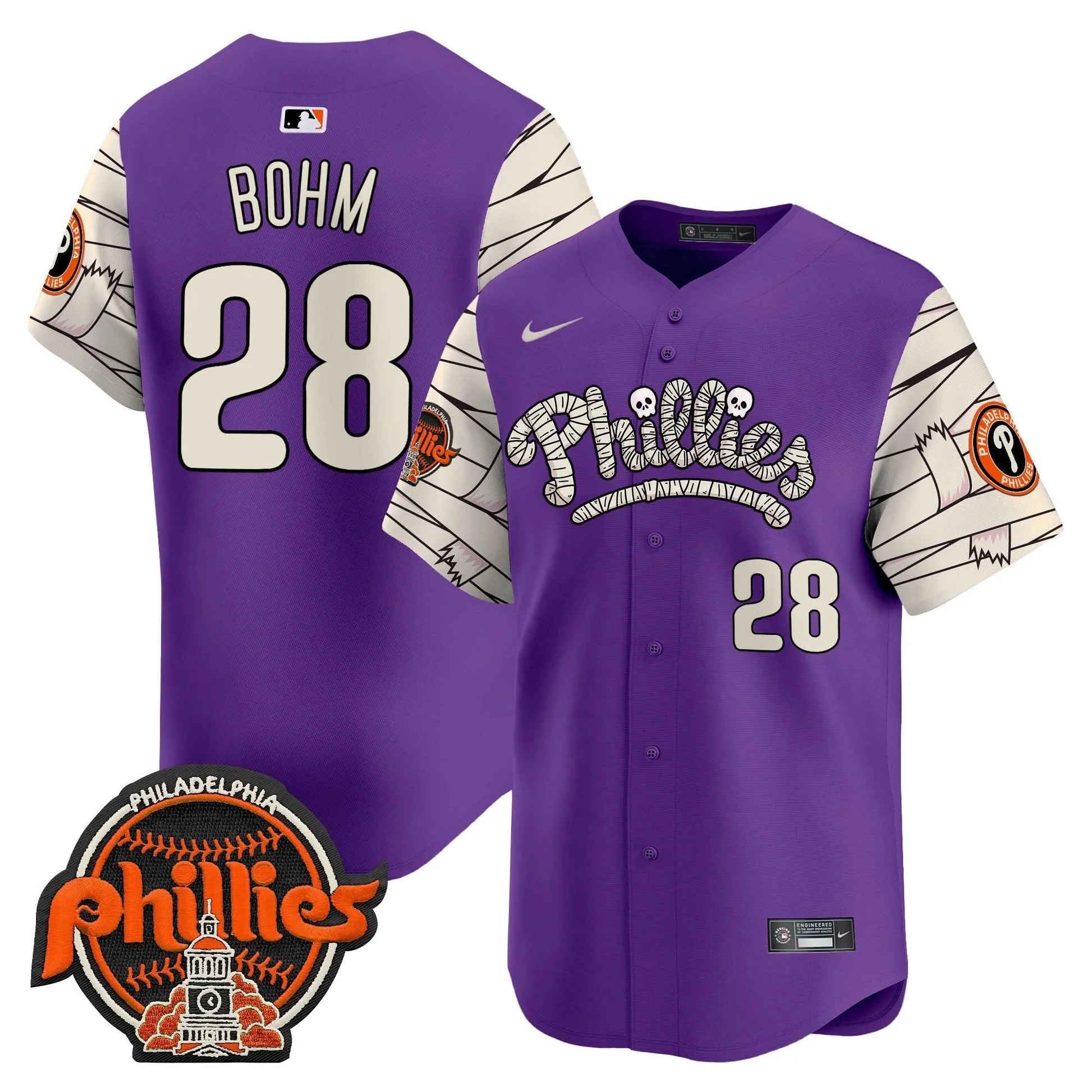 Phillies Halloween Vapor Premier Limited Jersey V2 - All Stitched - Limited Jersey | MLB Jersey Phillies Halloween Vapor Premier Limited Jersey V2 - All Stitched - Limited Jersey | MLB Jersey