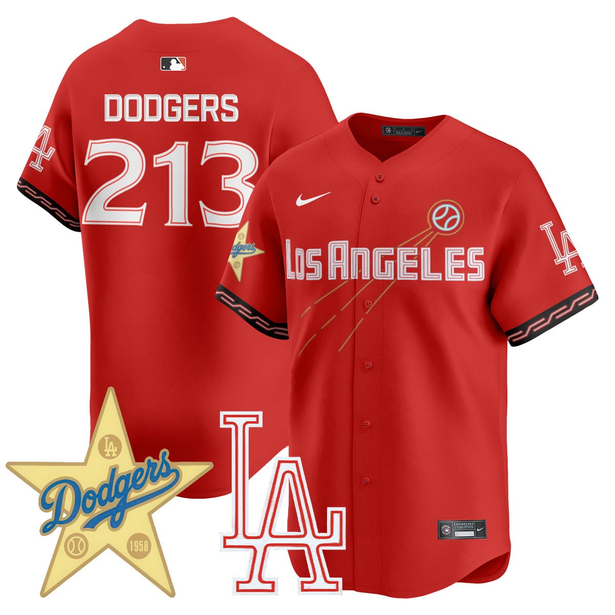 Los Angeles Dodgers City Connect Concept Jersey - All Stitched - Limited Jersey | MLB Jersey Los Angeles Dodgers City Connect Concept Jersey - All Stitched - Limited Jersey | MLB Jersey