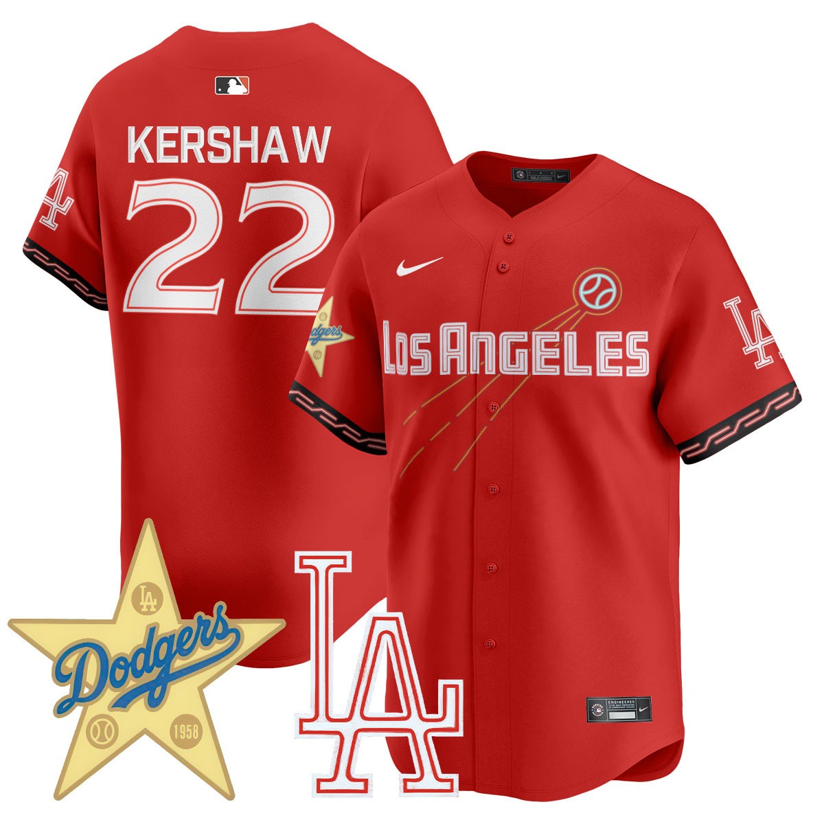 Los Angeles Dodgers City Connect Concept Jersey - All Stitched - Limited Jersey | MLB Jersey Los Angeles Dodgers City Connect Concept Jersey - All Stitched - Limited Jersey | MLB Jersey