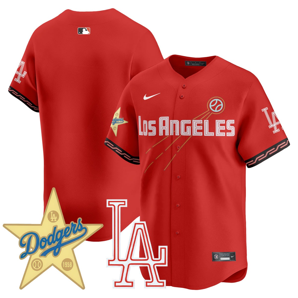 Los Angeles Dodgers City Connect Concept Jersey - All Stitched - Limited Jersey | MLB Jersey Los Angeles Dodgers City Connect Concept Jersey - All Stitched - Limited Jersey | MLB Jersey