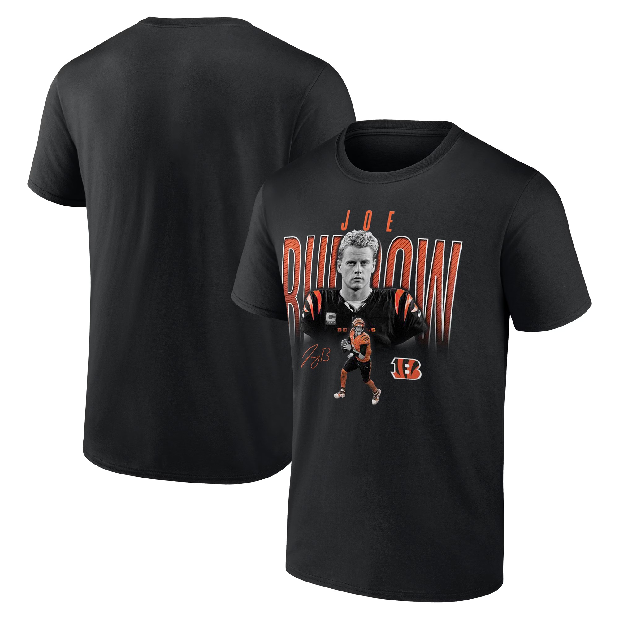 Men's Cincinnati Bengals Joe Burrow Black Humble Shadow Player T-Shirt | NFl T-Shirt Men's Cincinnati Bengals Joe Burrow Black Humble Shadow Player T-Shirt | NFl T-Shirt
