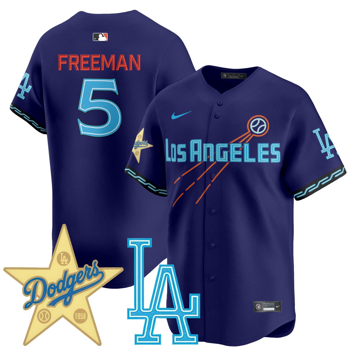 Los Angeles Dodgers City Connect Concept Jersey - All Stitched - Limited Jersey | MLB Jersey Los Angeles Dodgers City Connect Concept Jersey - All Stitched - Limited Jersey | MLB Jersey