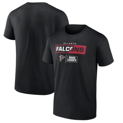 Men's Atlanta Falcons Black NFL x Bud Light T-Shirt | NFl T-Shirt Men's Atlanta Falcons Black NFL x Bud Light T-Shirt | NFl T-Shirt