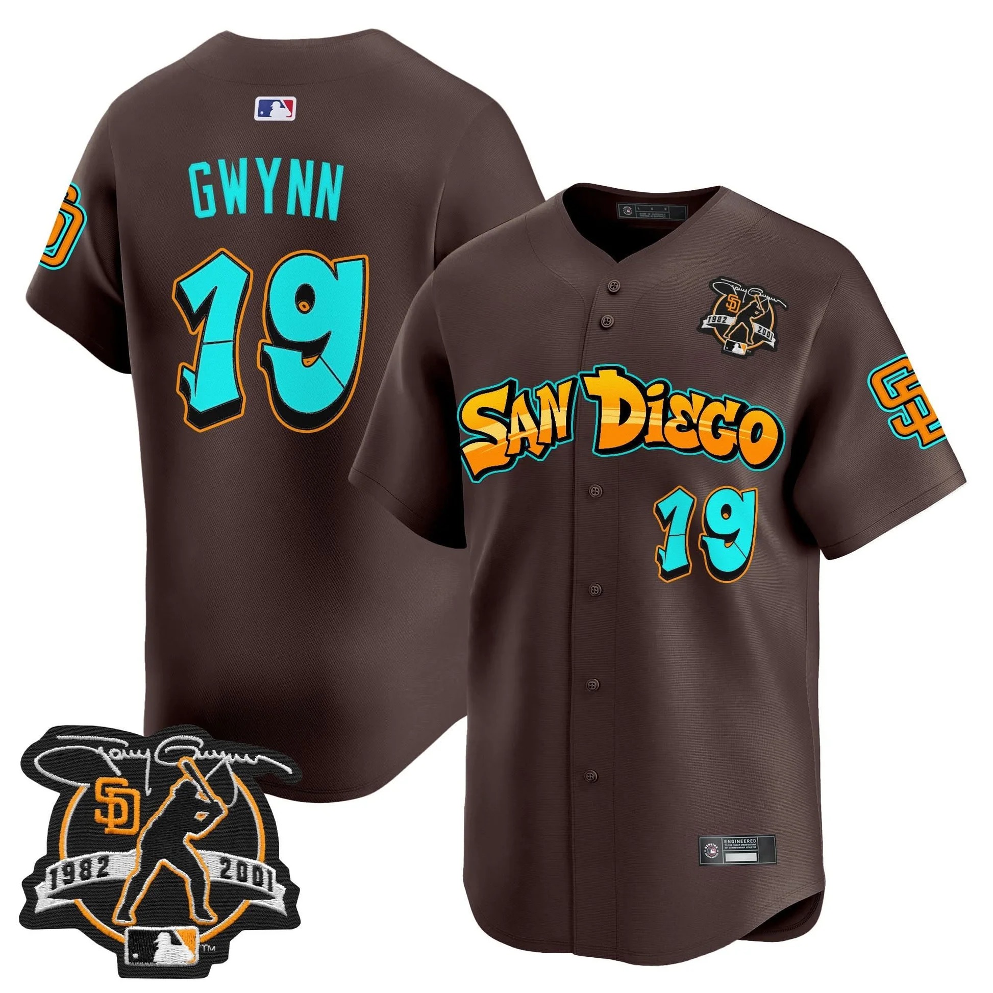 San Diego Padres 'Graffiti Barrio Edition' Vapor Premier Limited Jersey - All Stitched - Limited Jersey | MLB Jersey San Diego Padres 'Graffiti Barrio Edition' Vapor Premier Limited Jersey - All Stitched - Limited Jersey | MLB Jersey